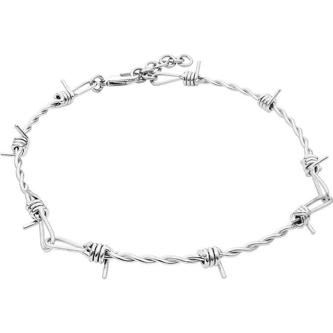 etnox Barbed Wire Unisex Halsketting - Neutraal - Standard
