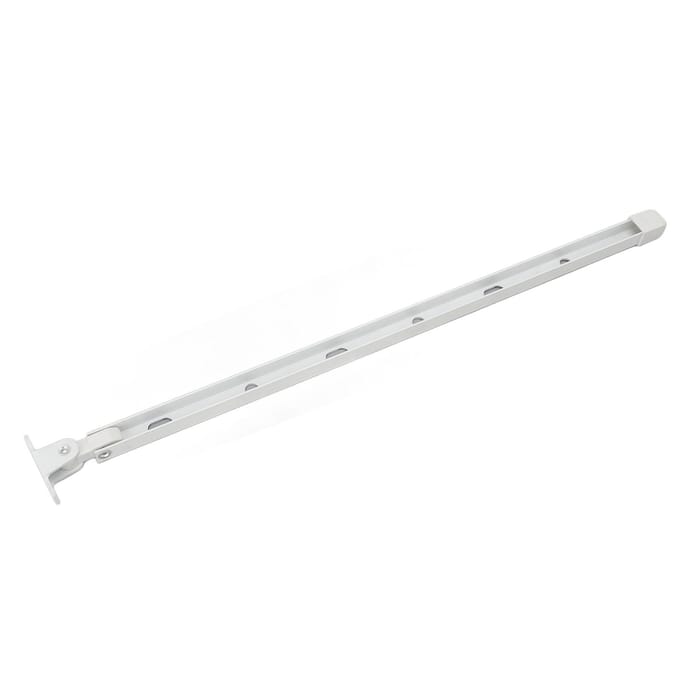 Serre Raamhouder Stevig Aluminium Handmatige Serre Dakraam Opener Stang Kit met 6 Schroeven 15,35 inch wit
