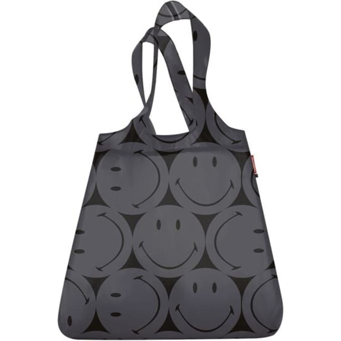 Reisenthel Mini Maxi Shopper Opvouwbare Boodschappentas - 15L - Smiley® Grijs