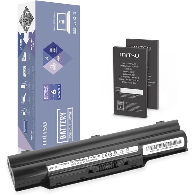 Mitsu - Lifebook E751 S752 - Bateria - Niezawodna energia - Kompatybilna