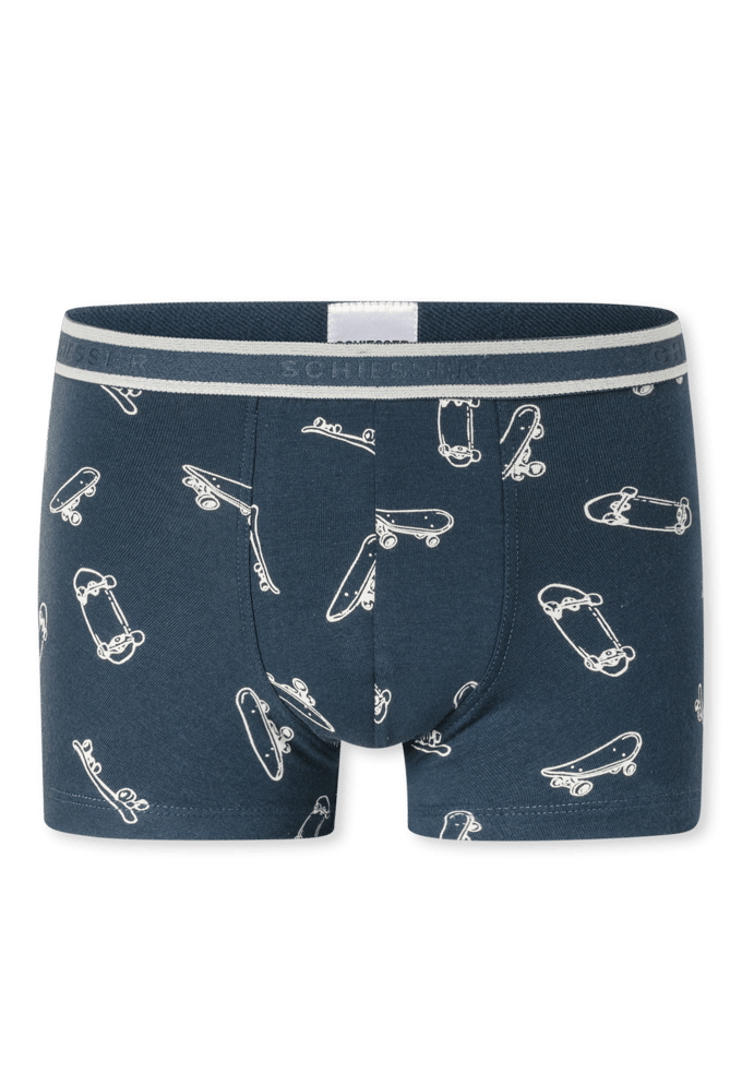 Set van 3 gestreepte skateboardshorten grijs/blauw - 95/5 140