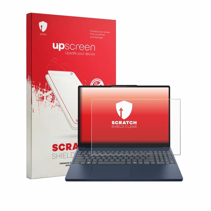 upscreen - Screenprotector voor Lenovo IdeaPad Slim 3i Gen 11 15" - Folie Beschermfolie transparant