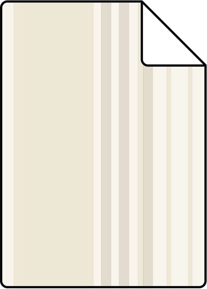 Proefstaal Origin Wallcoverings behang strepen gebroken wit - 26,5 x 21 cm - 346224-S