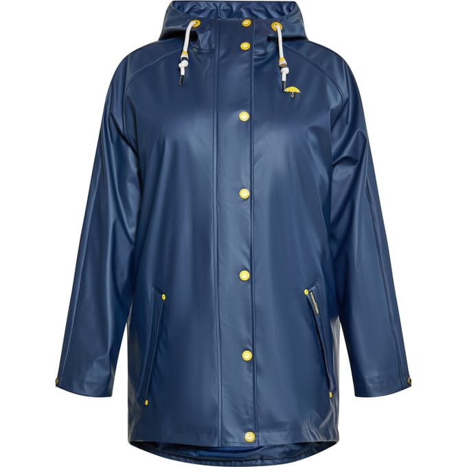 Schmuddelwedda Ronde regenjas Dames marine