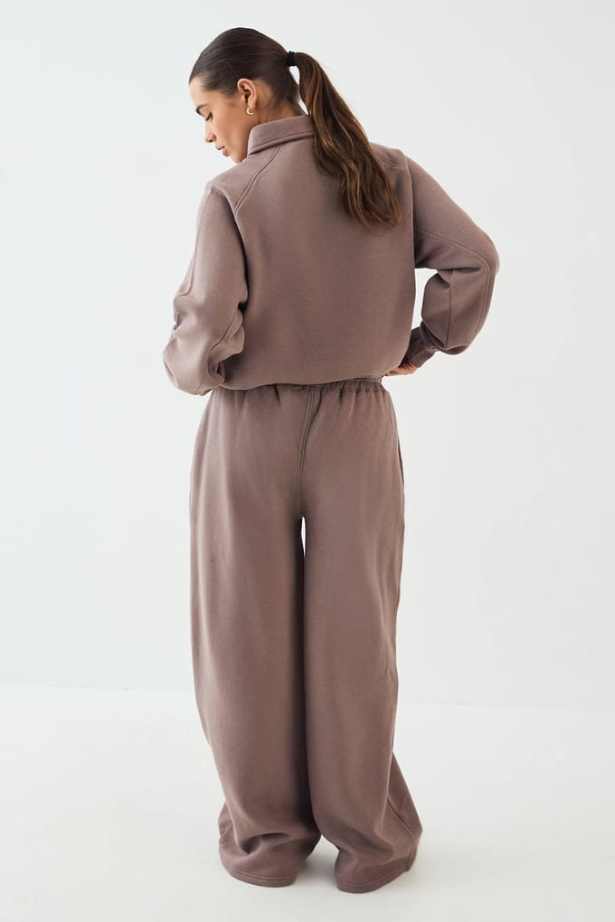 Dames DSGN Studio Rechte Pijp Jogger | Mokka | Maat: Medium