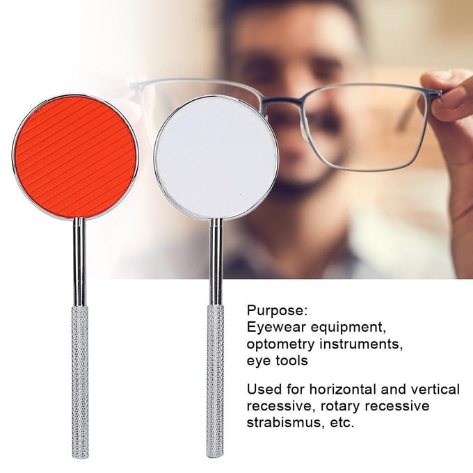 Optometrie Brillen Apparatuur Instrument Accessoires Oogonderzoek Gereedschap gray