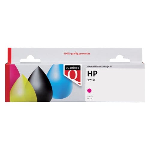 Inktcartridge Quantore alternatief tbv HP F6T82AE 973X rood