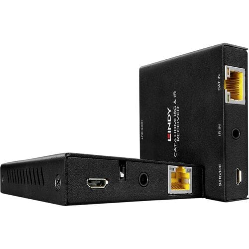 LINDY HDMI 18G & IR Extender HDMI-extender HDMI Via netwerkkabel RJ45 50 m
