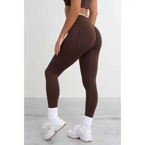 FAMME Forme Blanc Leggings Brown L