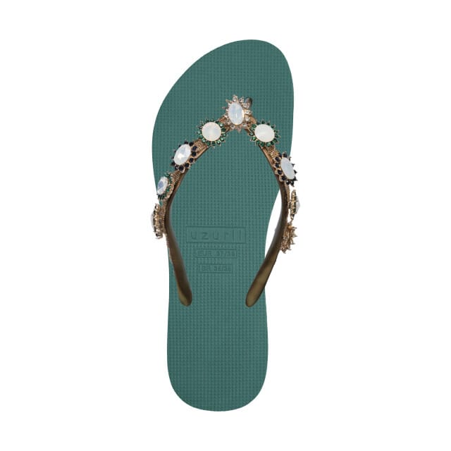 Uzurii | Teenslippers | Dames | Bosgroen | Maat 37/38
