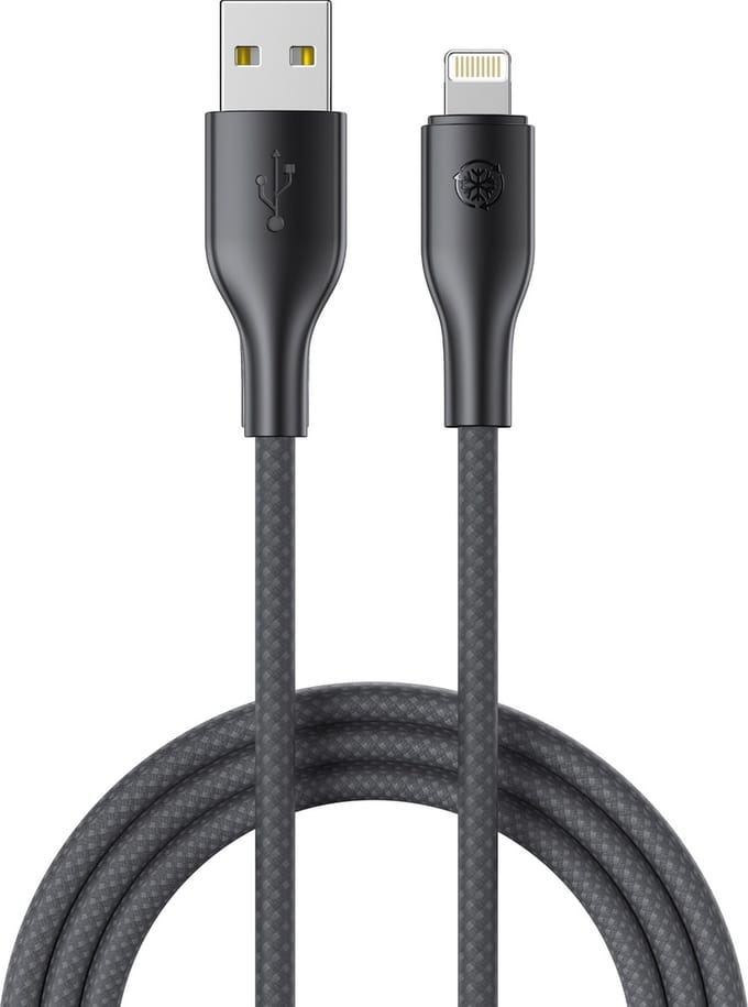 Oplaadkabel - Geschikt voor iPhone Kabel 3 Meter - Zwart - Geschikt voor Lightning naar USB Oplader Kabel