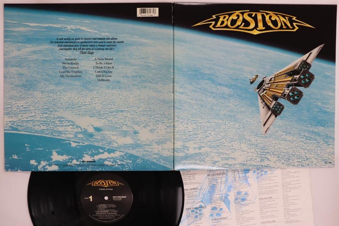 LP Plaat BOSTON Third Stage MCA6188 MCA 1986 US Rock Gebruikt