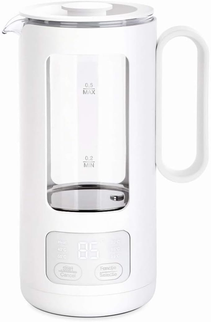 Core® Waterkoker glas - Waterkoker - Wit- 15cm x 13cm x 21cm