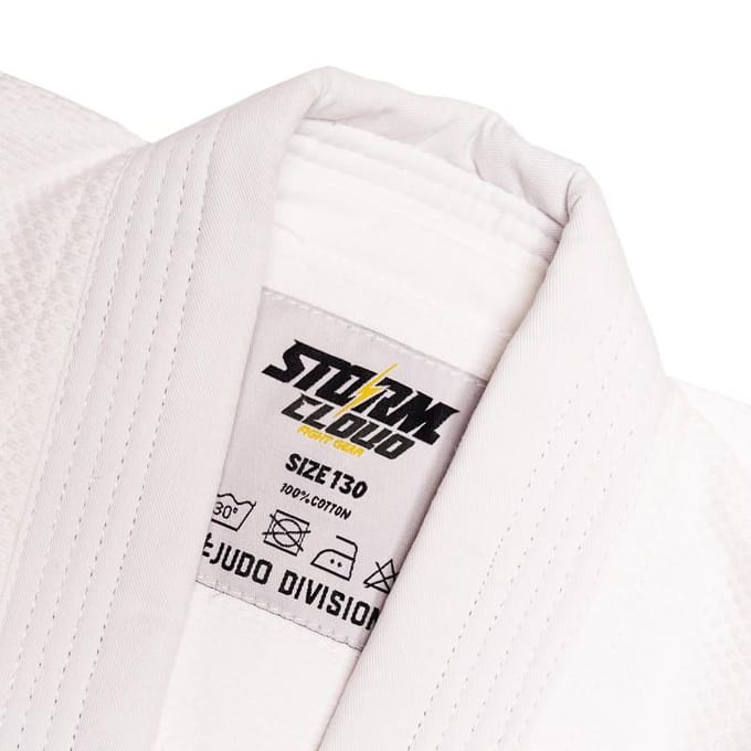 StormCloud Hajime Serie - Judogi voor Kinderen - Wit - Inclusief Witte Band