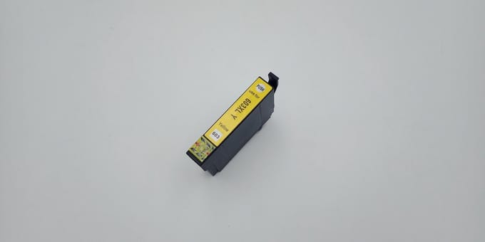 KATRIZ® huismerk 1x 603XL Geel | Expression Home XP-2100/XP-2105/XP-3100/XP-3105/XP-4100/XP-4105 /WorkForce WF-2830DWF/WF-2835DWF/WF-2850DWF | 1 stuk