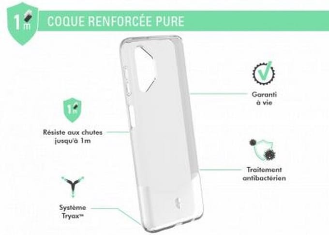 Force Case, Hoesje geschikt voor Samsung Galaxy A32 4G - PURE Versterkt, Transparant