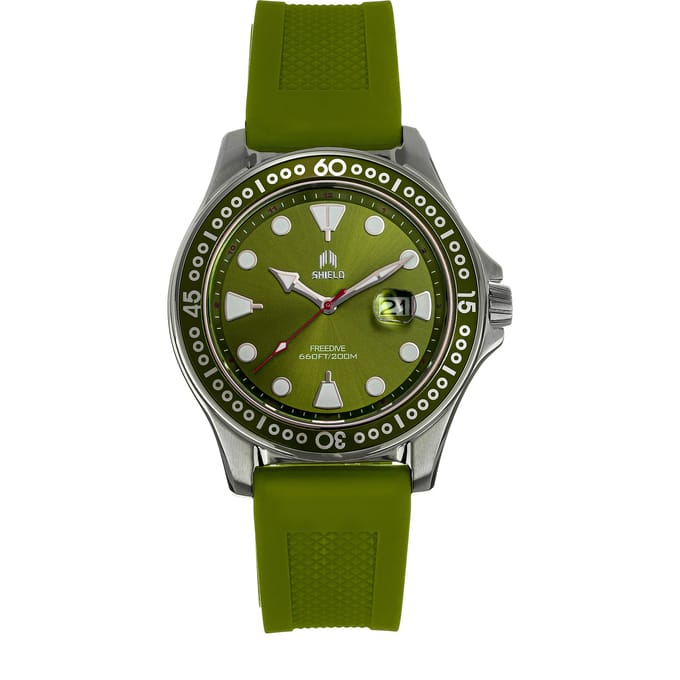 Shield Freedive horlogeband met datum