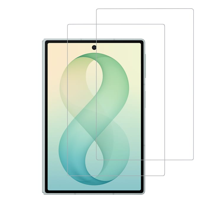 Accezz Screen Protector - Geschikt voor Samsung Galaxy Z Fold 8 - 2 Pack Glass Screenprotector
