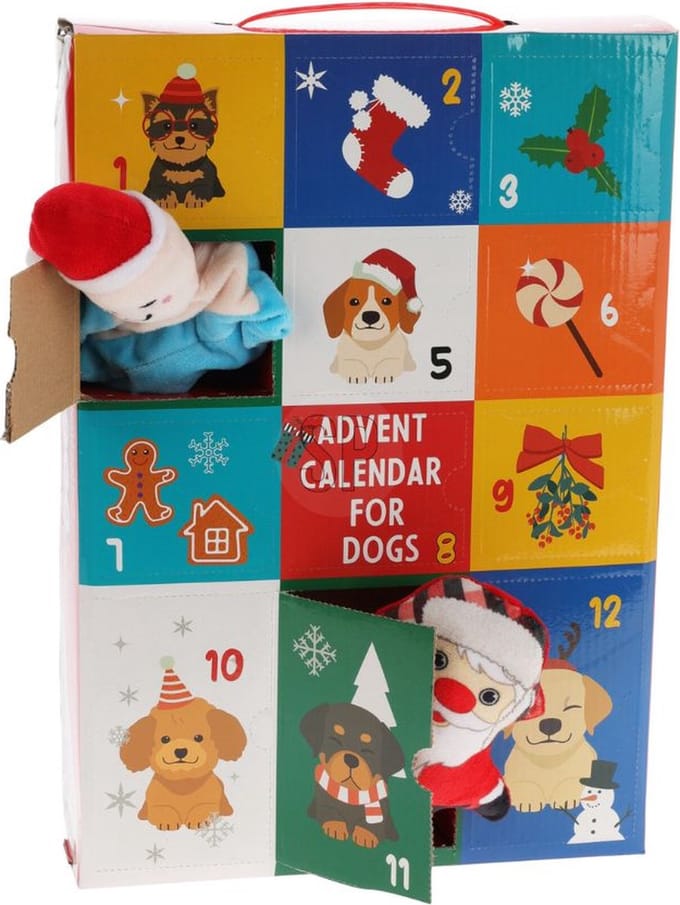 Niceey Honden Adventskalender - 12 speeltjes - Kerst - Huisdier