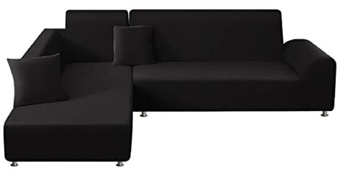 Omgoods - Stretch Sofa Cover Set van 2 voor L-vormige Sofas