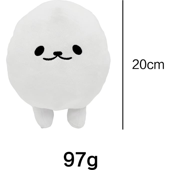 20CM Eggdog Pluche Speelgoed Zacht Knuffeldier Schattige Knuffelpop voor Kinderen Cadeau wit