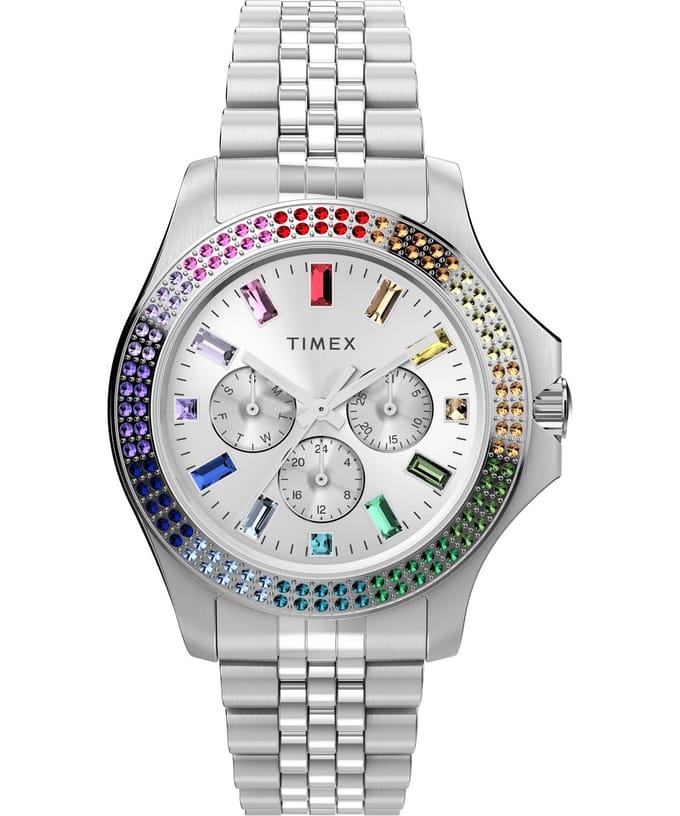 Timex Kaia Dames Horloge Zilverkleurig TW2W33000