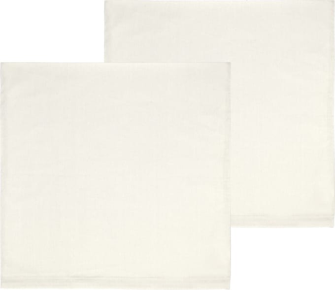 Södahl Calm Kussenhoes 60 x 63 cm 2 stuks Offwhite