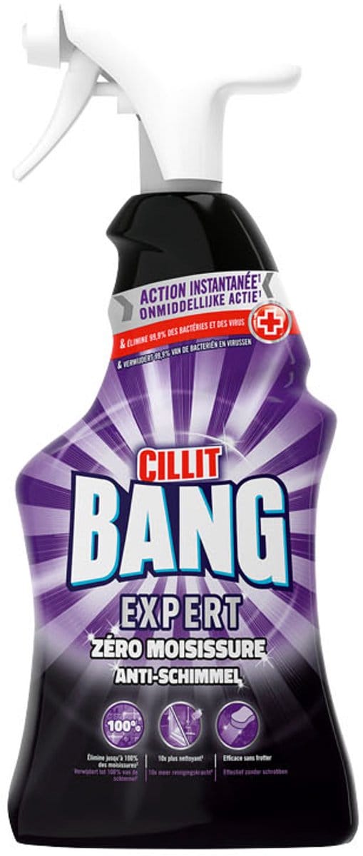 Cillit Bang Expert Zero Moisissure – 750 ml – Anti Schimmel Spray – Verwijdert Schimmel & Zwarte Aanslag