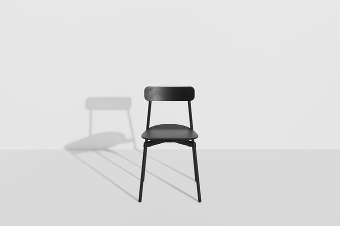 Petite Friture Fromme Houten Stoel - zwart