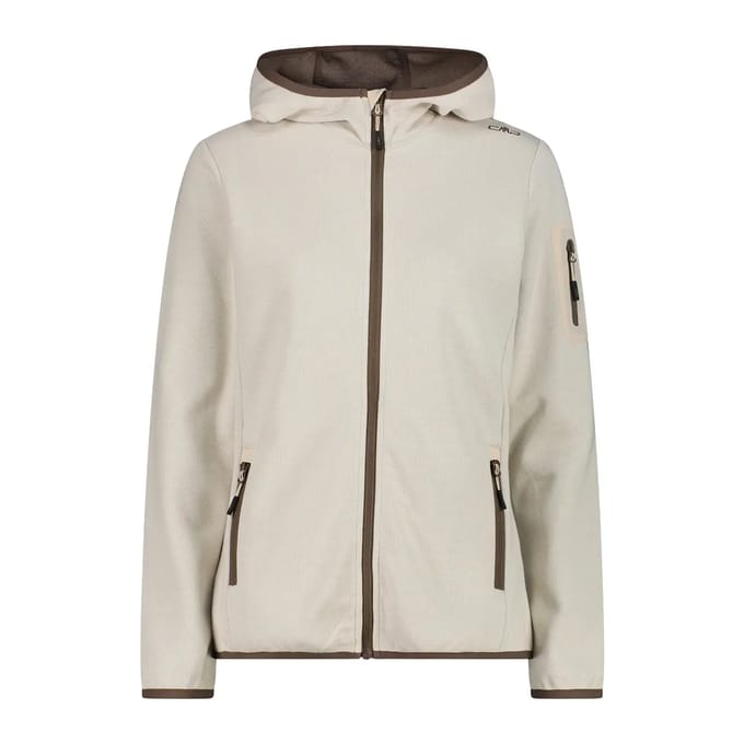 Hoodie met mesh-inzetten dames CMP Knit-Tech