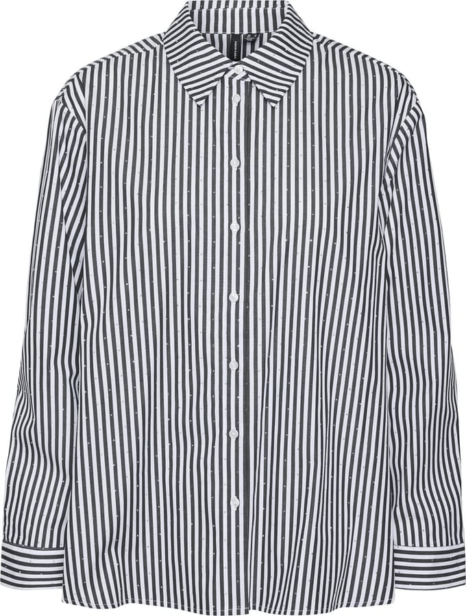 VERO MODA - VMINGE STONE LS SHIRT WVN - Dames - Blouses