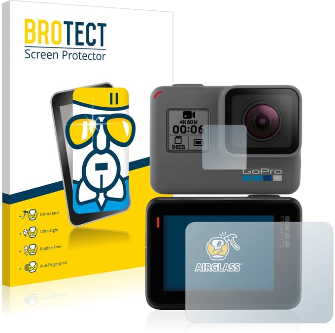 Screenprotector voor GoPro Hero 5 Black Beschermglas transparant