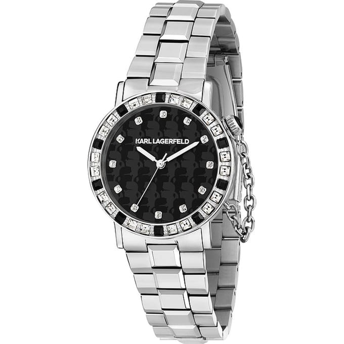 Karl Lagerfeld - R0553100502 - Polshorloge - Dames - Kwarts - Crystals