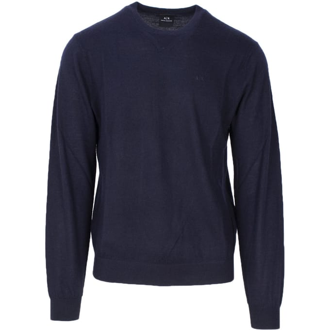 Crew Neck Sweater 3H1M22 1H2AZ - Blue Sweaters