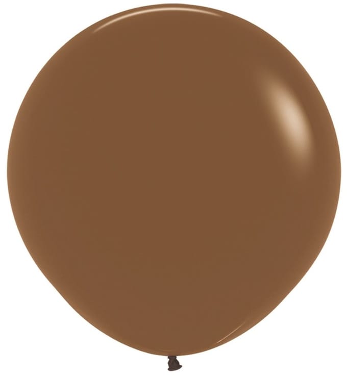 24 inch Ballon Sempertex coffee - 3 stuks