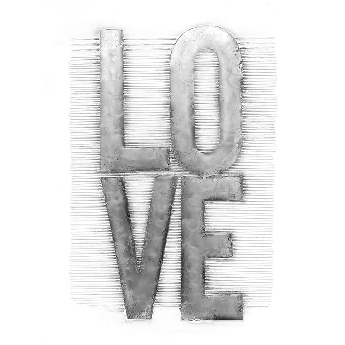 Decoratief wandobject Love 80cm x 100cm | Decorationable