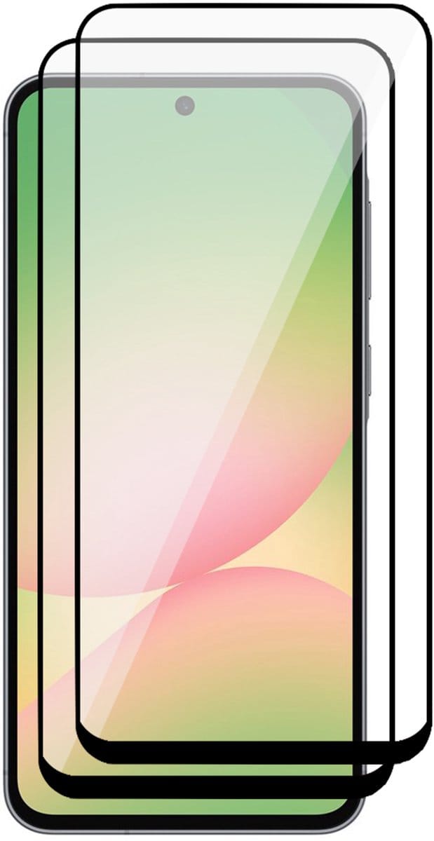 Screenprotector geschikt voor Samsung Galaxy A56 / A36 - 2x Volledig Dekkend Glas Screen Protector