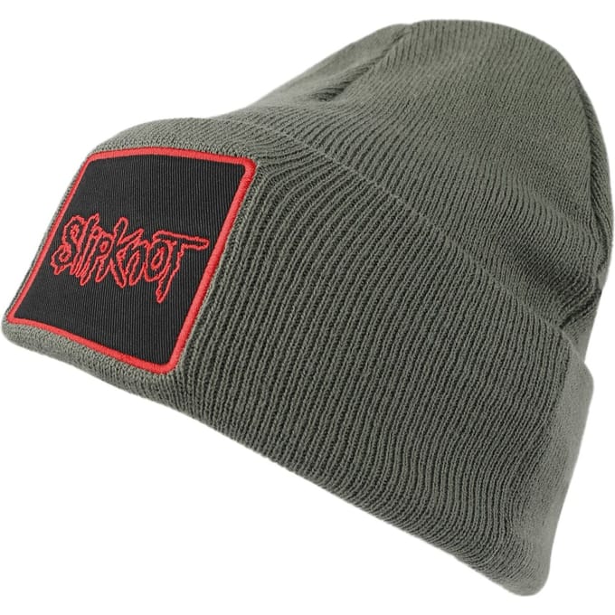 Slipknot Amplified Collection - Patch Beanie Unisex Beanie - olijf - Standard