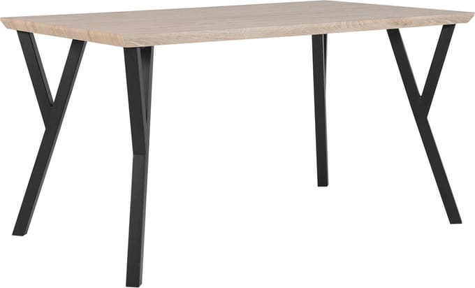 BRAVO - Eettafel - Lichte houtkleur - 80 x 140 cm - MDF