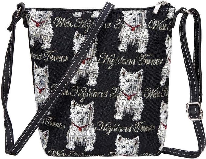 Signare - Elegant smal tasje - Gobelin - Westie