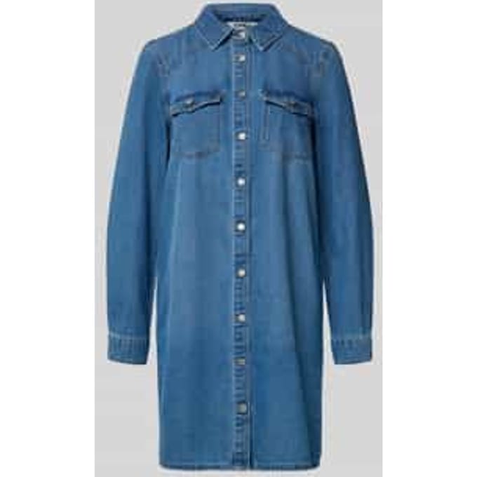 ONLY - ONLLISA L/S DNM DRESS GUA - Meisjes - Mini jurken