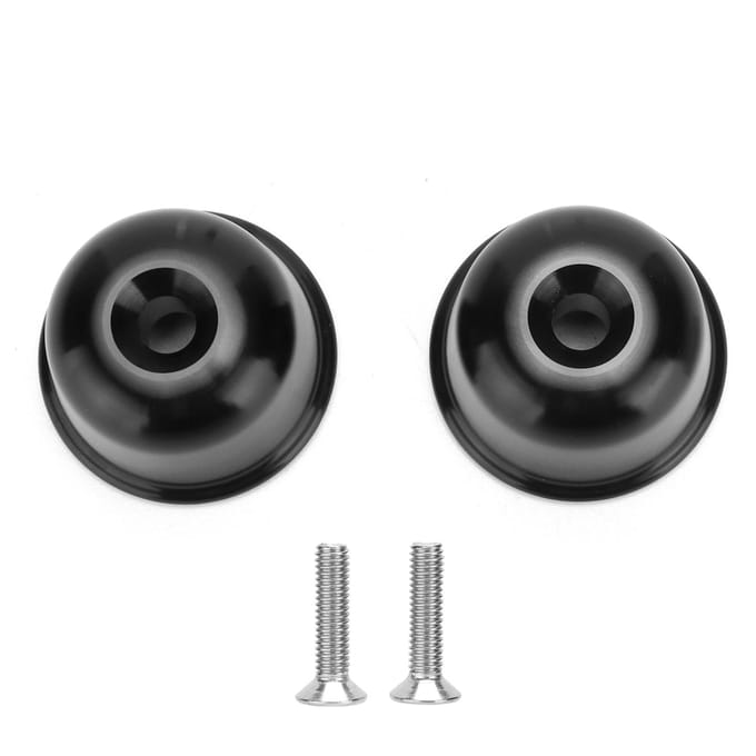 Motorfiets Stuur Eindkap CNC Aluminium Legering Vervanging voor Triumph Street black