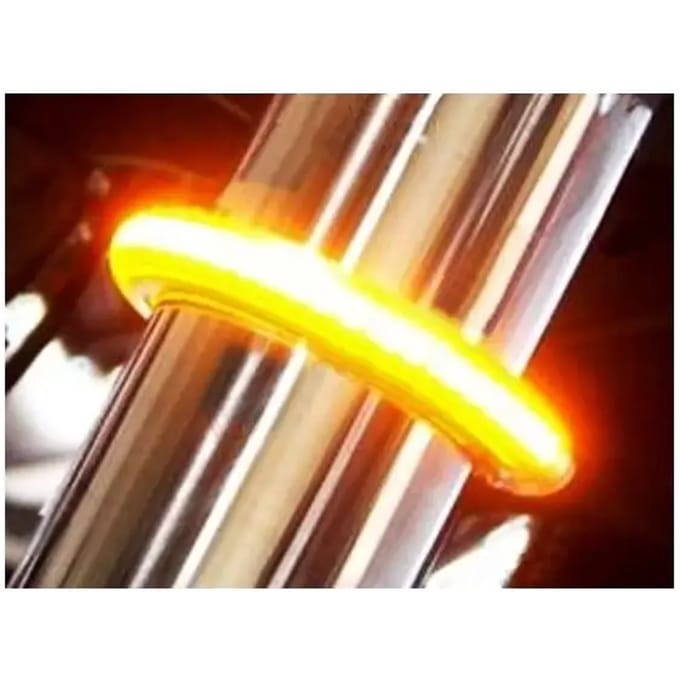 Paar motorfiets LED-knipperlichten Brazoline Flex