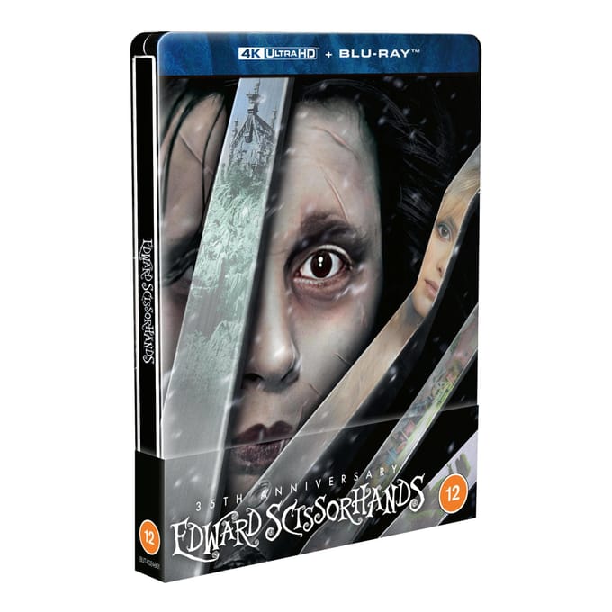 Edward Scissorhands - 35th Anniversary Steelbook - 4K Ultra HD + Blu-ray - Import