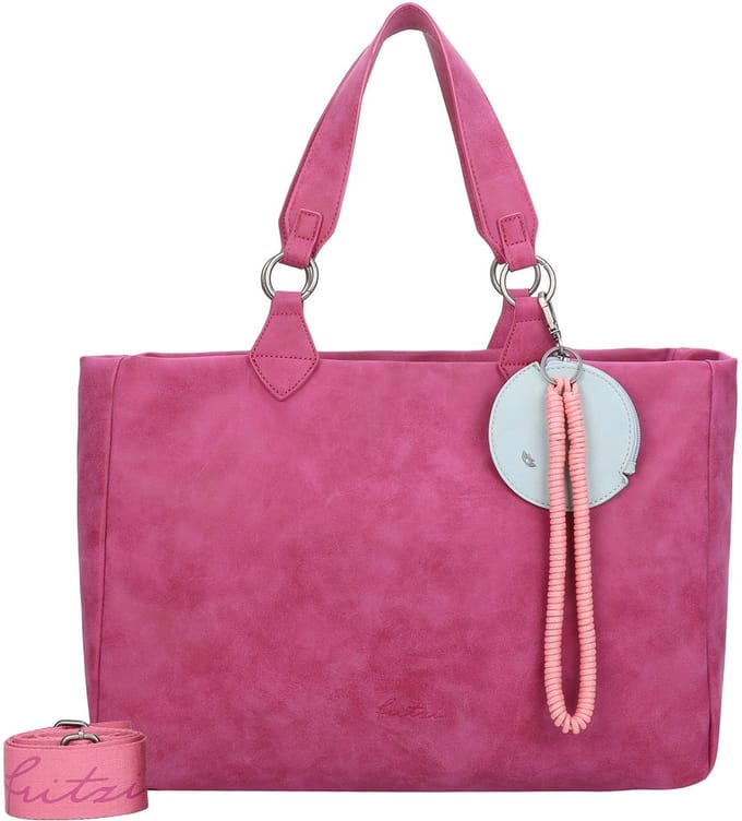 Fritzi aus Preußen Schoudertas Izzy Vintage Shoulder Bag True Berry (rood)paars