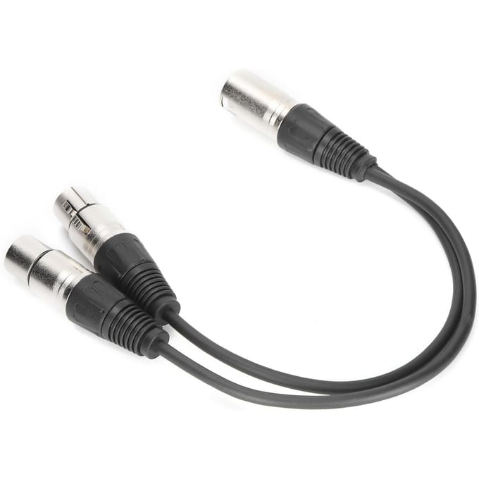 JORINDO JD6068 XLR Male naar Dubbel XLR Female Kabel Y-Type Splitter o Microfoonkabel 0.3M