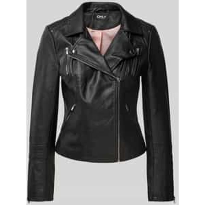 Leren jas voor vrouwen Only Gemma imitation cuir biker