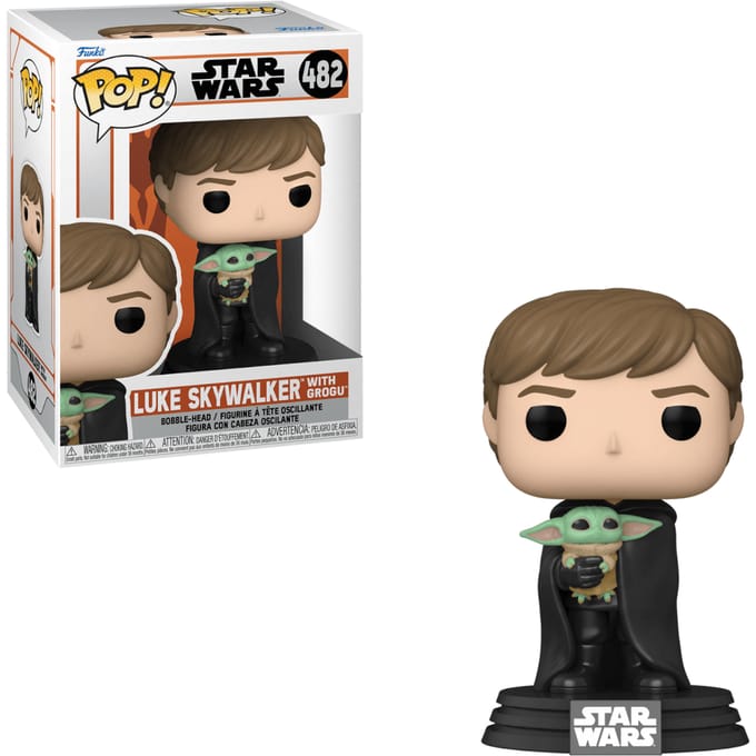 Funko Star Wars Verzamelfiguur POP! TV The Mandalorian Luke With Child 9 cm Multicolours