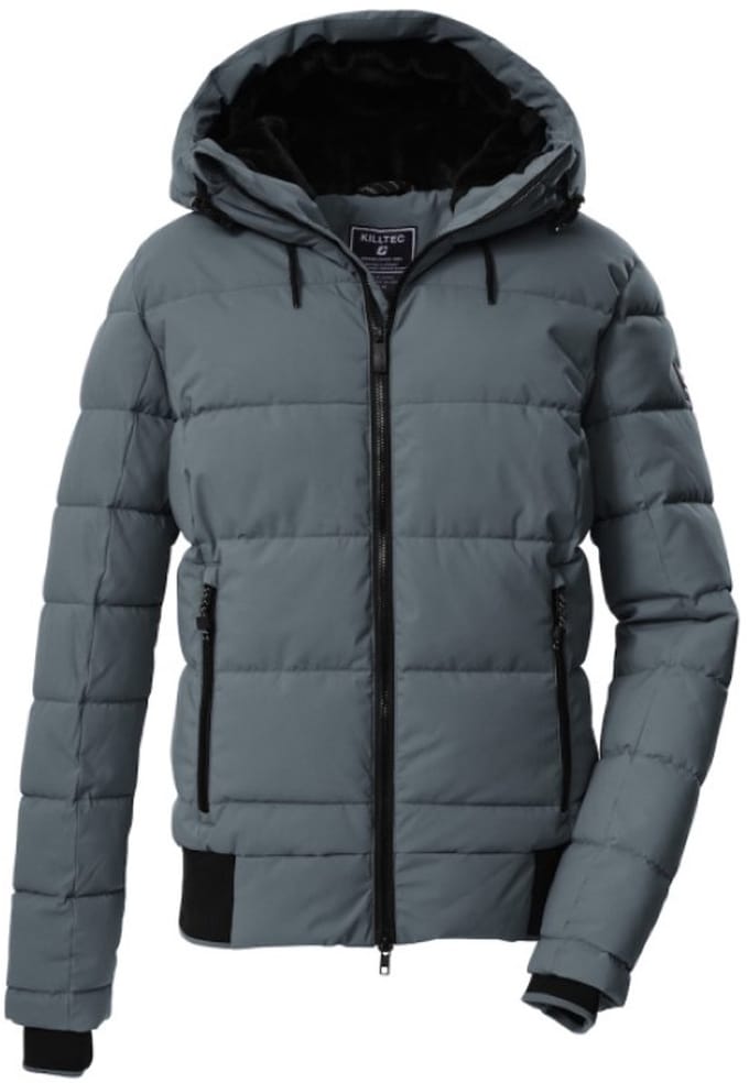 Killtec dames winterjas - padded - 43304 - blauw/grijs - maat 38