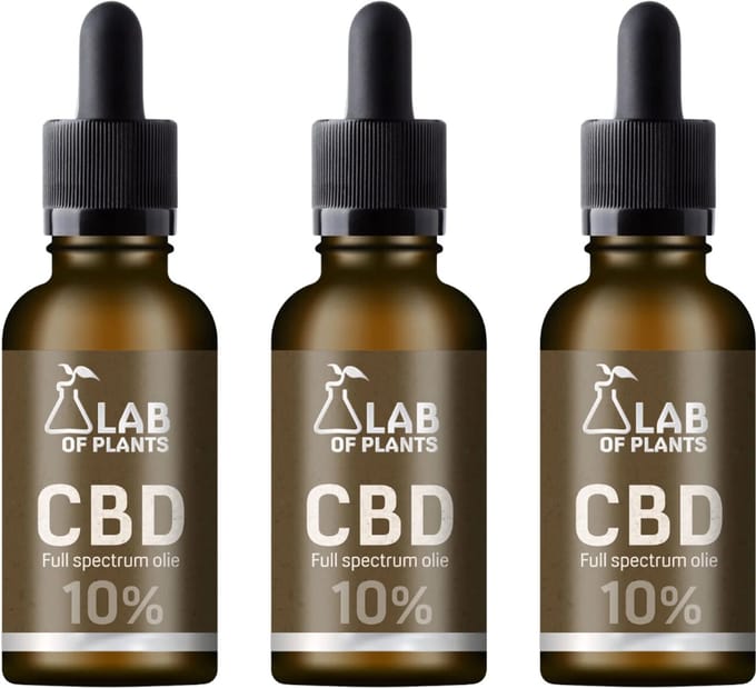 3 x CBD-olie 10% - Voordeelbundel – 3 x 10 ml – Premium kwaliteit – Full Spectrum
